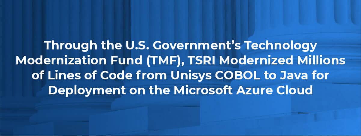 TSRI modernizing code deployment with U.S. government funding on Azure.